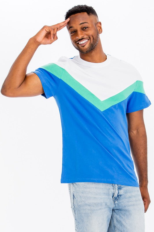 COLOR BLOCK TSHIRT