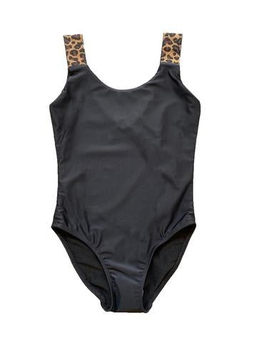 KIDS SHOULDER STRAP ONE PIECE SWIMSUIT