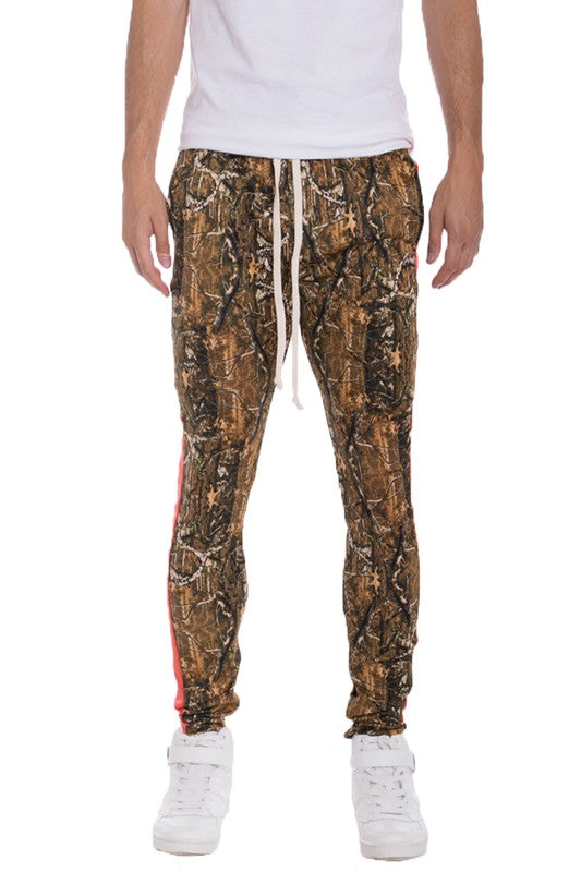 WEIV MEN'S HUNTER CAMO TRACK PANTS